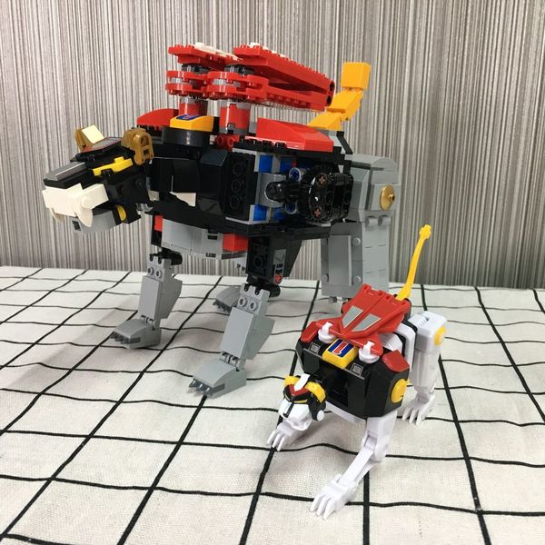 lego vs bandai 最新百兽王玩具比并