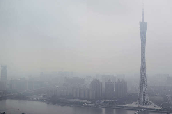 霧霾攻陷廣州 英領事：找不到辦公室