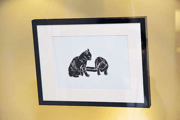 中環港鐵駐足畫展