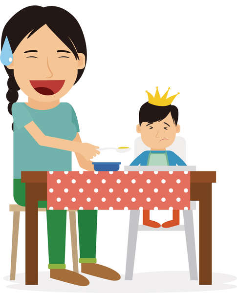 仔女食飯大陣仗 家長要皇帝式服務