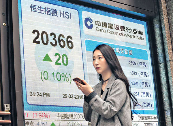 觀望氣氛濃 港股窄幅波動