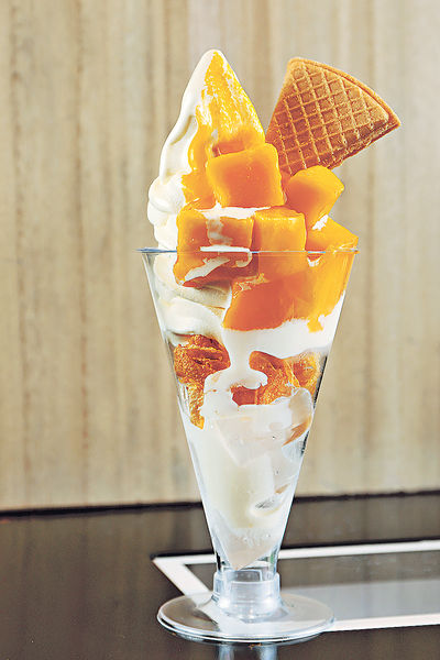 當造芒果製冰涼甜品