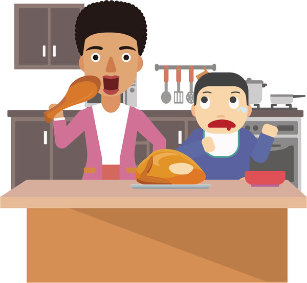 專揀雞髀魚腩 外傭跟少主爭食