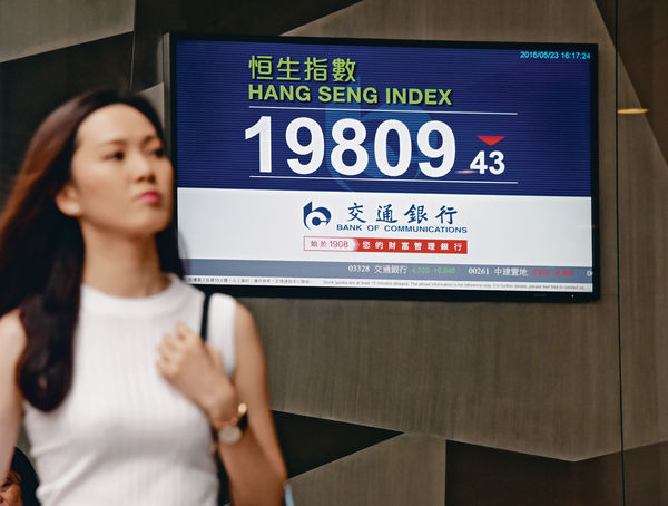 成交創今年新低 恒指險守19800