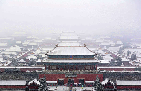 最凍11月 北京暴雪阻交通