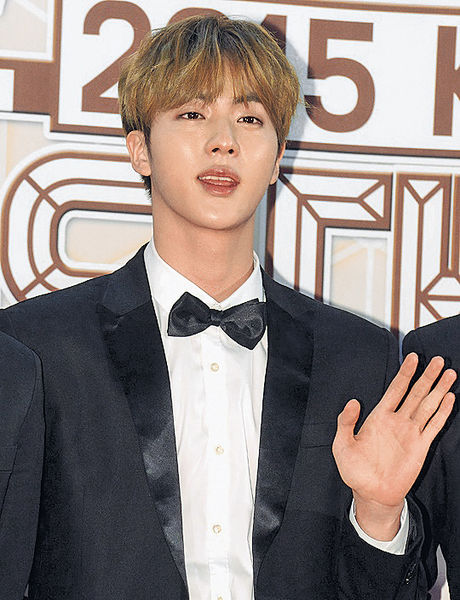 JIN＠BTS錄節目傷臉