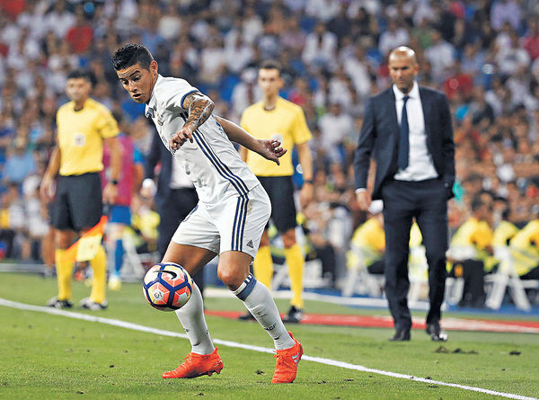 施丹盼占士留皇馬