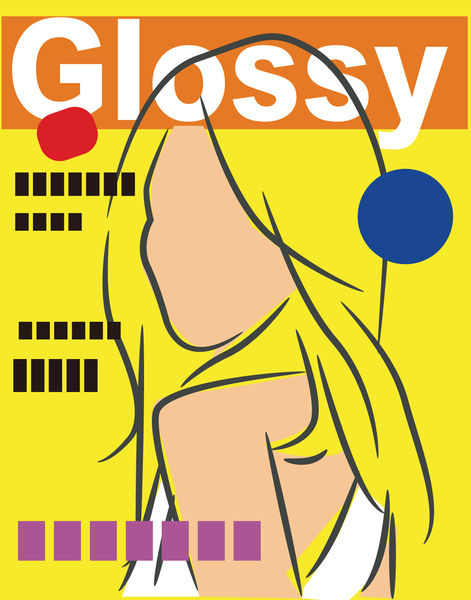 Glossy magazines