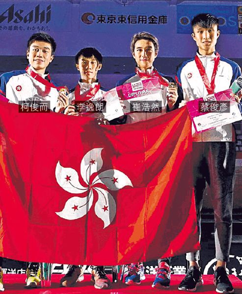 逆轉勝 13歲麥卓穎成U15風之后 港花劍男團U23奪冠