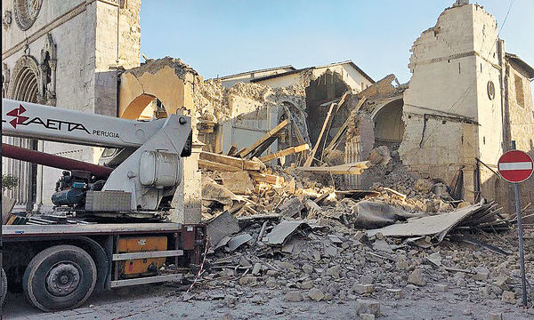 意國再強震 建築物教堂倒塌
