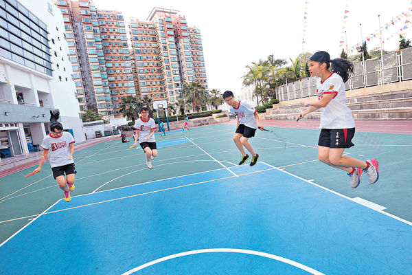 港中學生運動量 遠低世衞標準