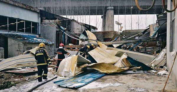 濟南化工廠爆炸 京滬高鐵延誤