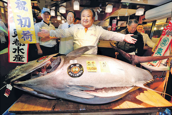 築地拍賣第二高價 「日本一」$500萬成交