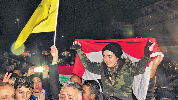 敘軍解放阿勒頗 民眾上街慶祝