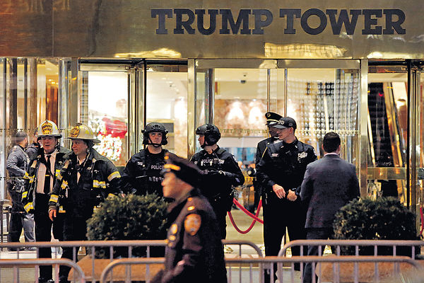 特朗普大樓炸彈虛驚