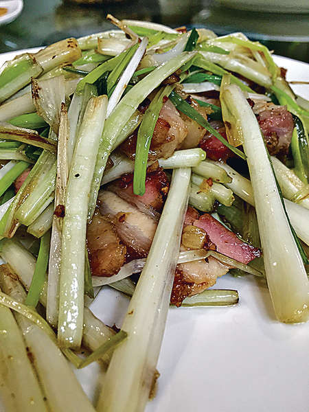 私房蕎菜炒火腩