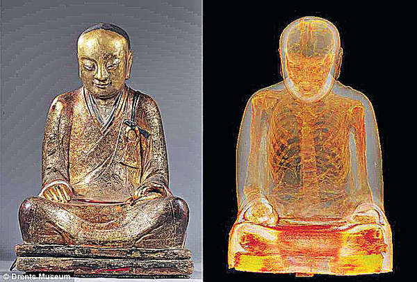 千年佛像 竟藏僧人木乃伊