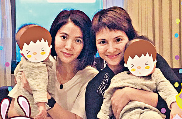 靚靚探李心潔孖仔嗌可愛