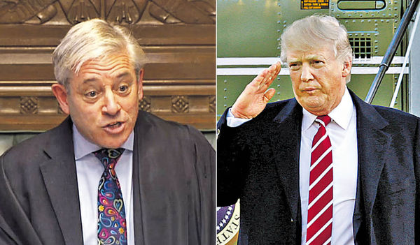 英下議院議長：力阻特朗普國會演說