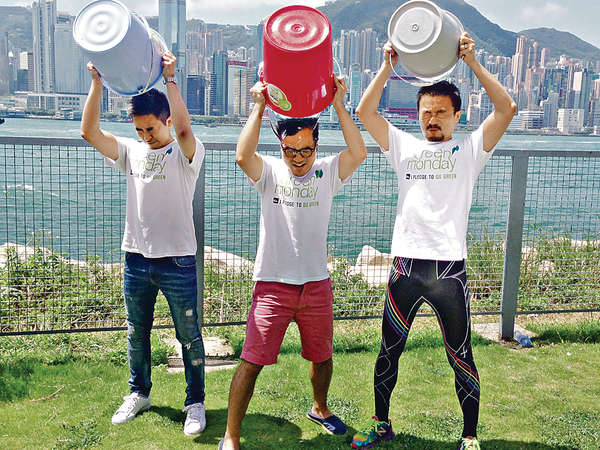 淋冰水善舉 大埔LuLu盛智文被挑機