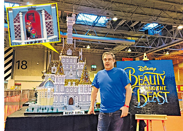 50萬塊LEGO砌城堡 朗豪坊睇《美女與野獸》展