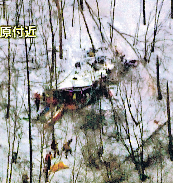 日防災直升機墜毀 3死6失蹤