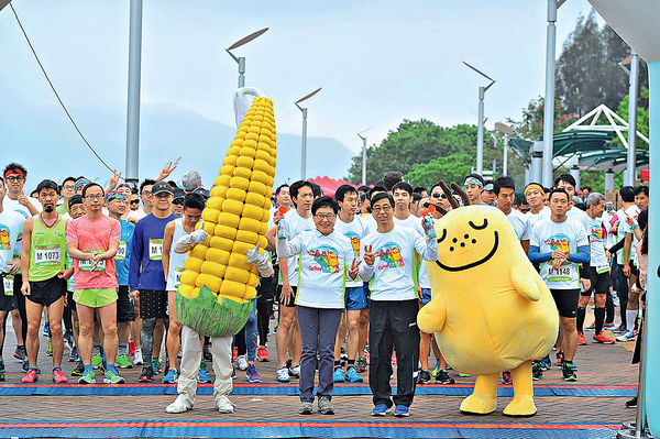 粟米薯仔齊打氣 Calbee慈善跑籌$50萬