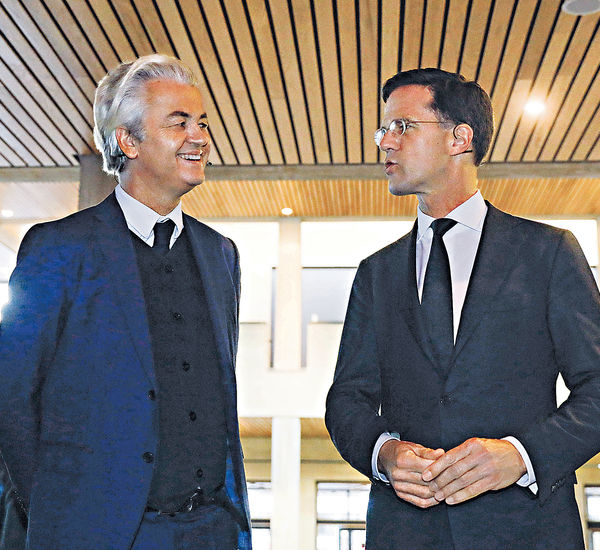 外交風波激化排外 荷蘭今大選利極右