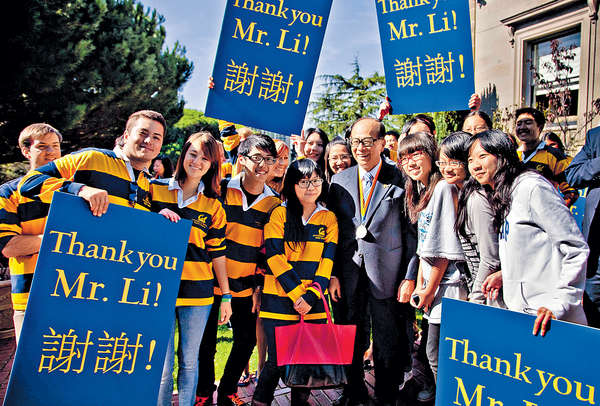 李嘉誠捐7800萬 加州研DNA