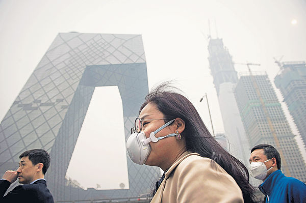研究︰中國霧霾致日韓3萬人早死