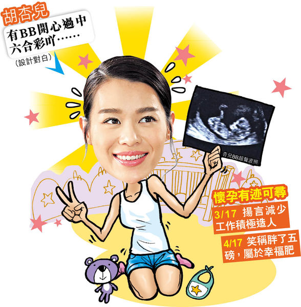 母親節宣布有喜 37歲杏兒︰李寶寶已在肚裏做Sit up