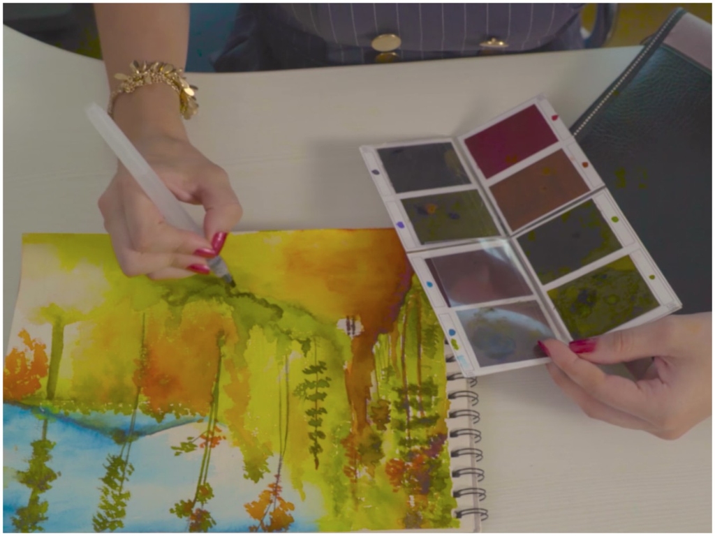 便攜顏色紙遇水即作畫 繪仙氣水彩畫助呃like Ezone Hk 網絡生活 生活情報 D