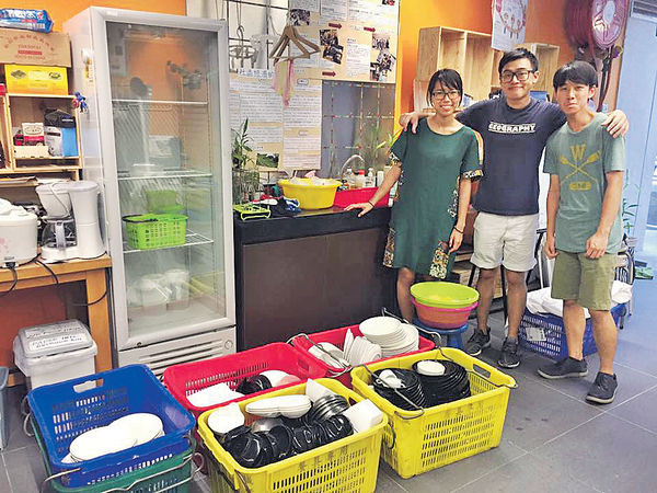中大生搞餐具租借 推動免廢Ocamp