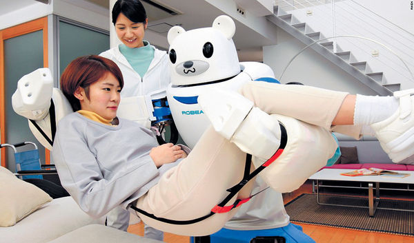 日本大推機械人 人口老化救星