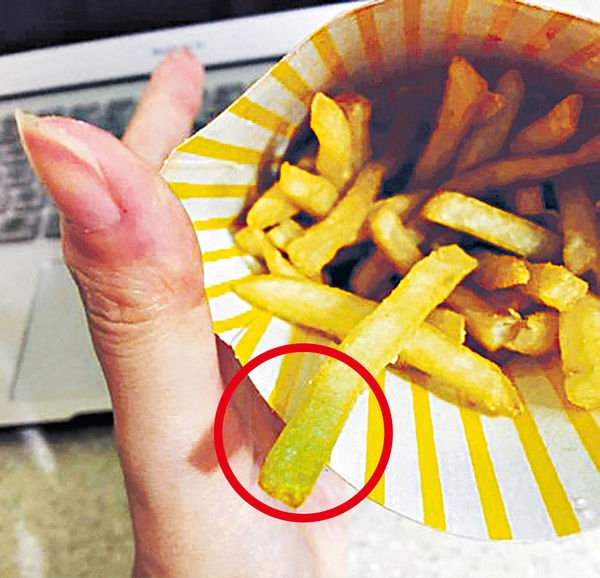 台麥當勞KFC 驚見綠薯條