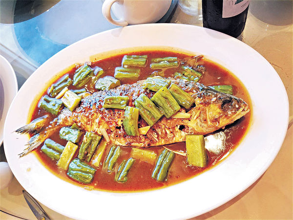 恍然大悟之豉汁涼瓜燜鰣魚