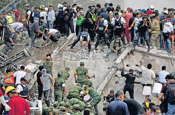 32年後同日再爆巨災 墨西哥兩周兩震