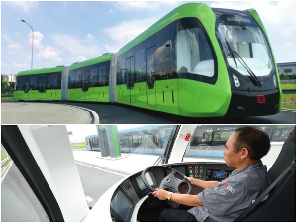 湖南下年运行全球首款智轨列车 虚拟轨迹行驶不阻街