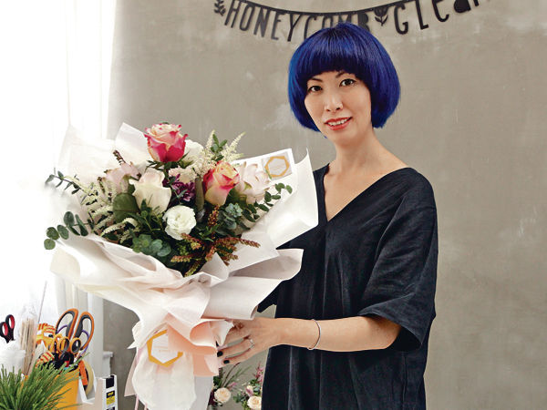 簡約風受年輕人追捧 韓式花藝成創業踏板