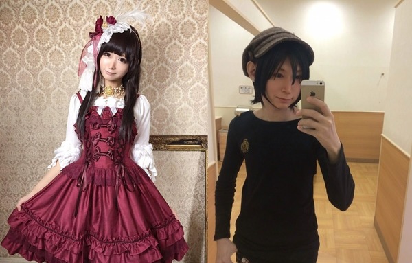 日本「最可爱伪娘」抱女照疯传!网民:不敢相信