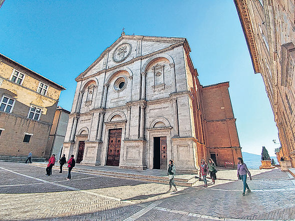 意大利 世遺古城日落美