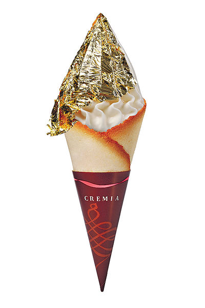日本雪糕物語登港 歎金箔CREMIA軟雪糕