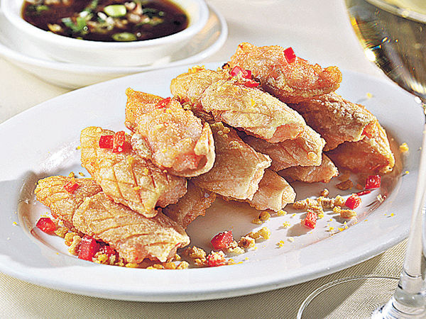 汕頭美食行之椒鹽百花吊片