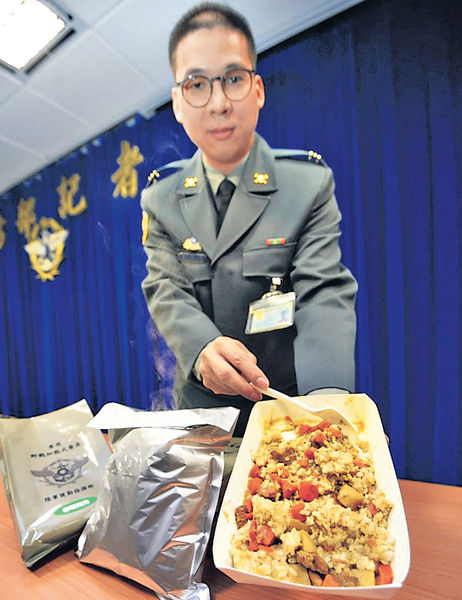 台公布8款軍用加熱式餐盒 國防部︰比便利店的好吃