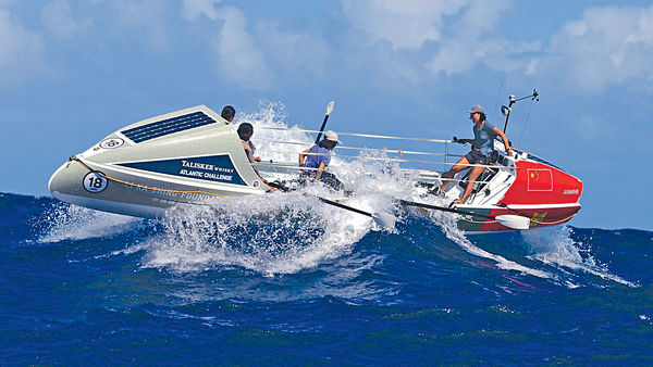 划艇34日 橫渡大西洋 汕大美少女破世界紀錄