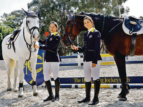 2美少女騎師 代表香港出戰馬術大師賽