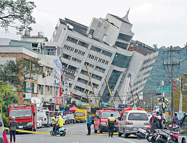台花蓮6級震 至少7死 逾200傷 包括1港人