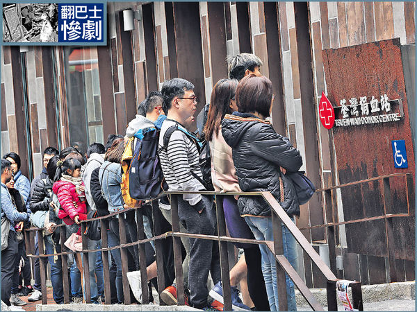 全城有愛 逾千市民捐血救人