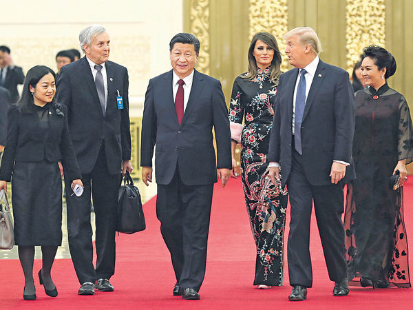 特朗普訪華傳插曲 中美保鑣為「核足球」爆衝突