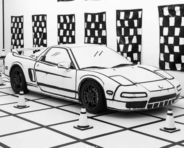 本田nsx 真車變2d 漫畫風黑白藝術家傑作 Ezone Hk 科技焦點 科技汽車 D